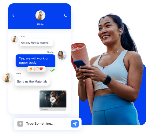 build fitness chat app