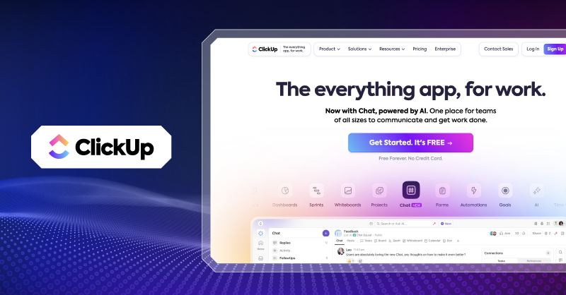 clickup - secure web communication API